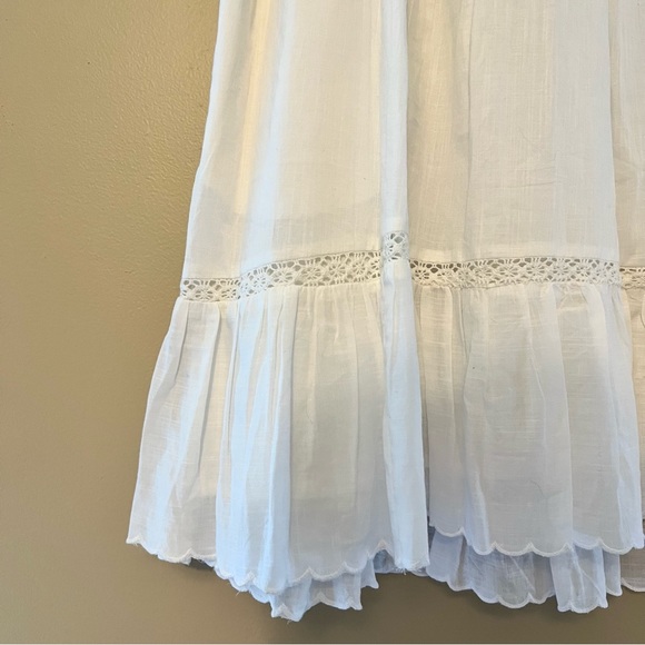 NWT Anthropologie Ruffled Lace Mini Dress - Picture 5 of 10